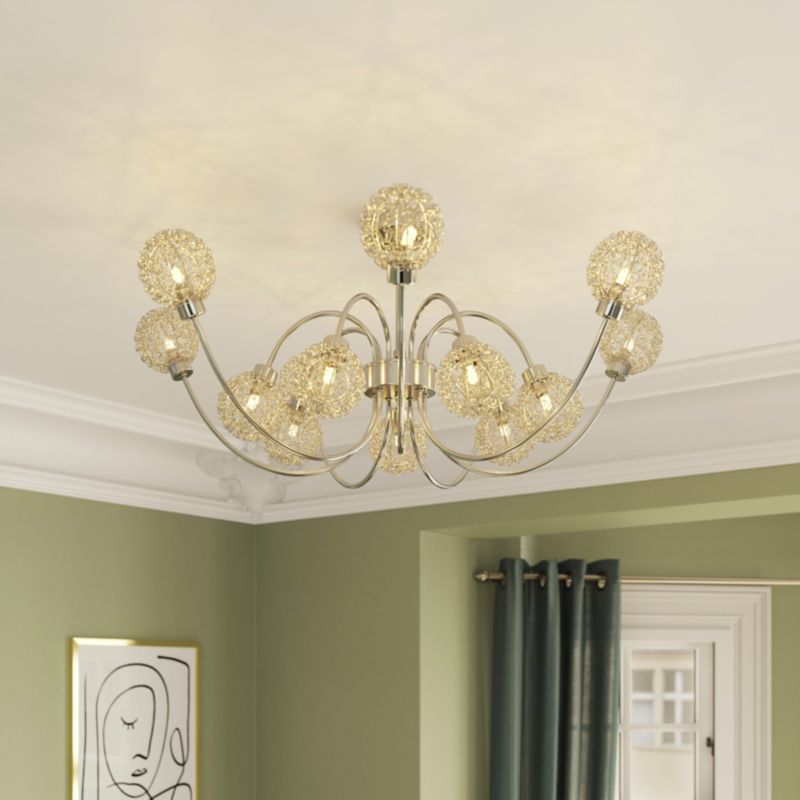 Lampa sufitowa GoodHome Phaidros 14-punktowa G9 chrom