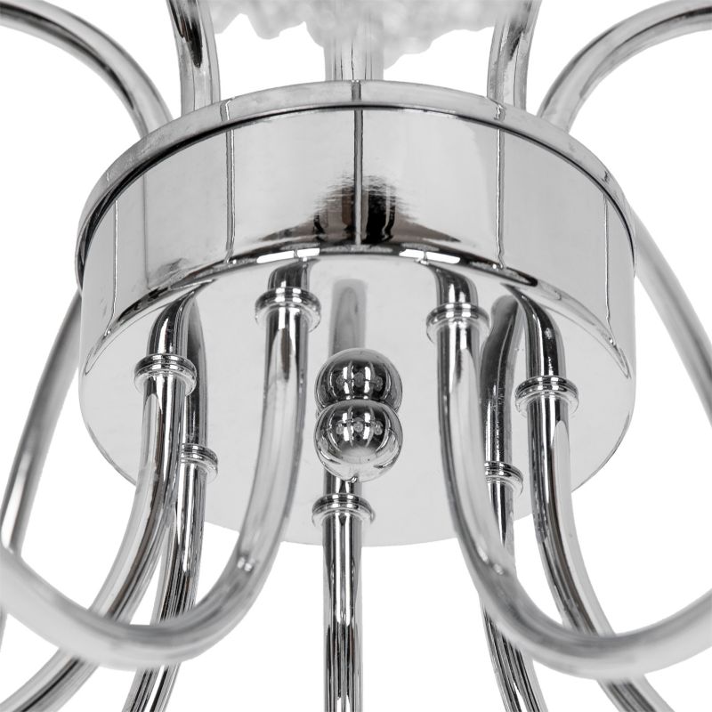 Lampa sufitowa GoodHome Phaidros 14-punktowa G9 chrom