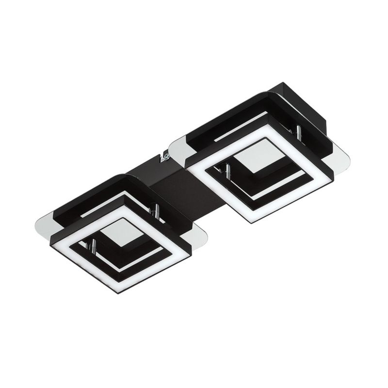 Lampa sufitowa HOROZ oprawa sufitowa natynkowa 2x5W, 600lm, 4000K, IP20, chrom, LIKYA-2  1 szt.