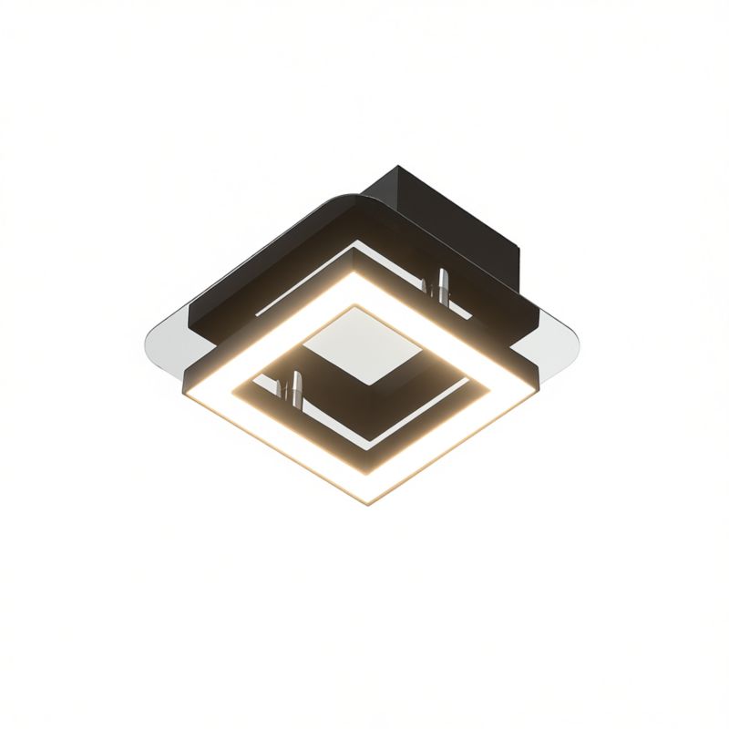 Lampa sufitowa HOROZ oprawa sufitowa natynkowa 5W, 300lm, 4000K, IP20, chrom, LIKYA-1  1 szt.