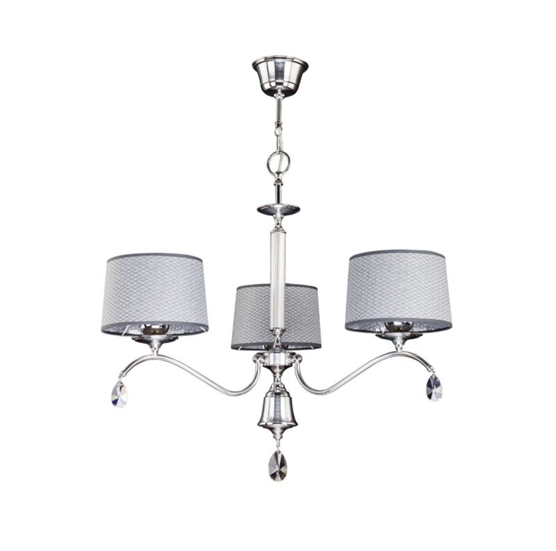 Lampa sufitowa Jupiter EGIDA chromowana-szara 3xE27x40W IP20 wym:80x74x74cm - 1 szt.