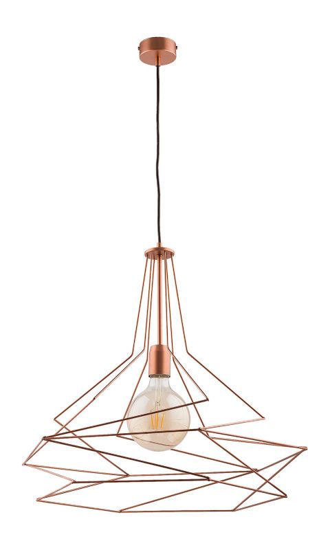 Lampa sufitowa Jupiter ORO miedziana 1xE27x40W IP20 wym:90x56x56cm - 1 szt.