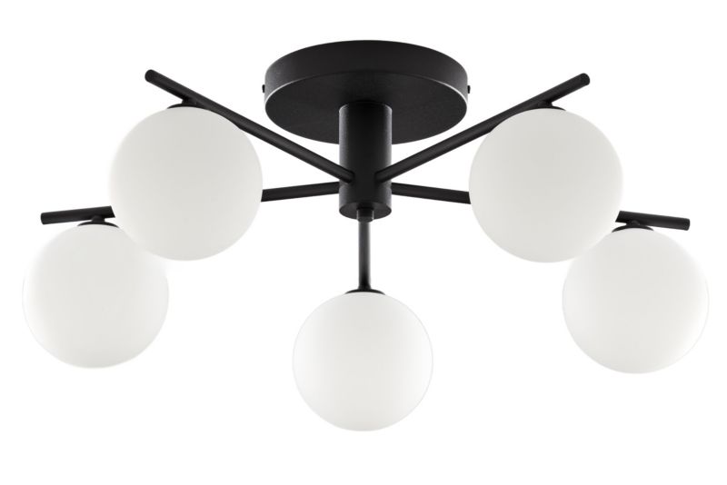 Lampa sufitowa  Jupiter PRATO czarno-biała 5xG9x8W IP20 - 1 szt