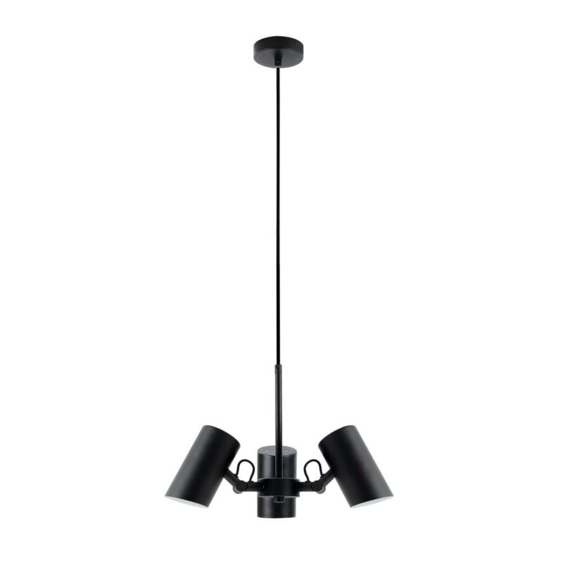 Lampa sufitowa Kanlux Agzar czarna wym: 178 x 40 x 40 cm 3xE14 x 5W 1 szt.