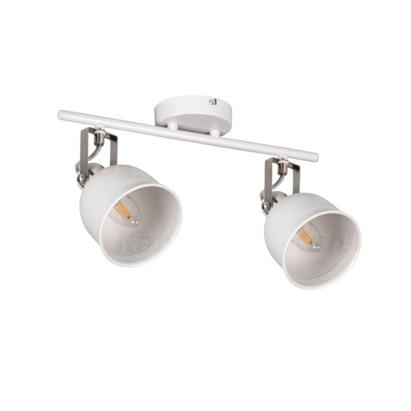 Lampa sufitowa Kanlux Derato biała wym: 16,5 x 11 x 10 cm 2xE14 x 8W 1 szt.