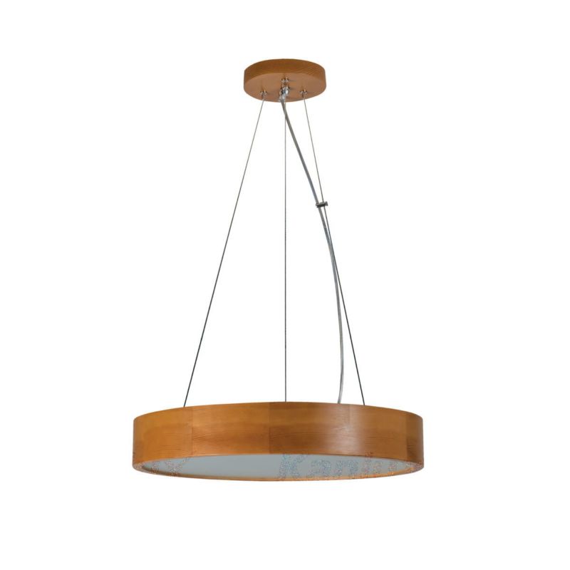Lampa sufitowa Kanlux Jasmin złoty dąb wym: 100 x 47,5 x 47,5 cm 3xE27 x 20W 1 szt.