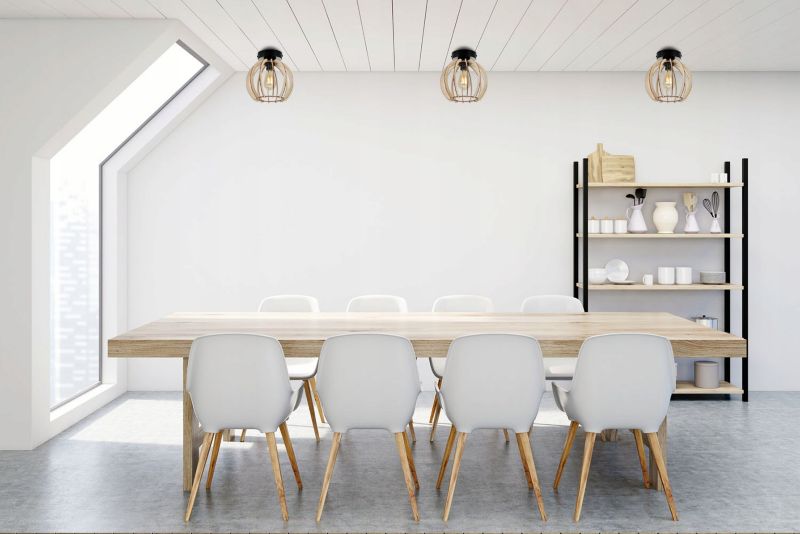 Lampa sufitowa kinkiet Light Home LH Timber 1x E27 60W 24cm czarny 1szt.