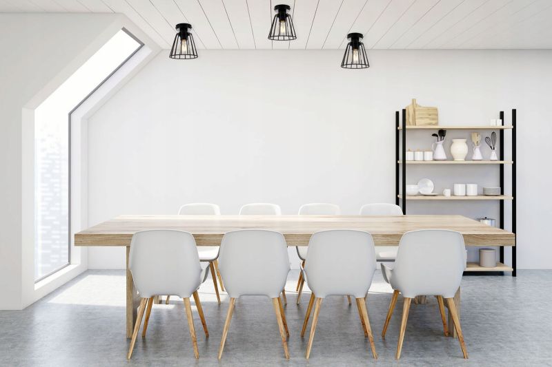 Lampa sufitowa kinkiet prosty Light Home LH Nuvola 1x E27 60W stożek czarny 1szt.