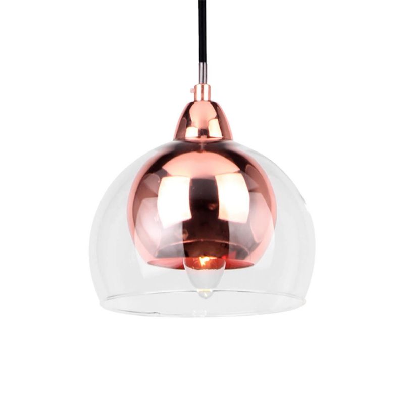 Lampa sufitowa Lampex Dex miedziano-przezroczysty wym: 80 x 16 x 16 cm 1xE14 x 40W 1 szt.