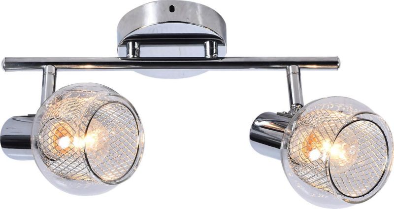 Lampa sufitowa Lampex Gavi chromowana Listwa z lampami 2 x E14 x 60W wym: 19 x  cm - 1 szt.