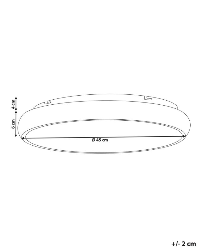 Lampa sufitowa LED Ataran Metal Złoty 1szt.