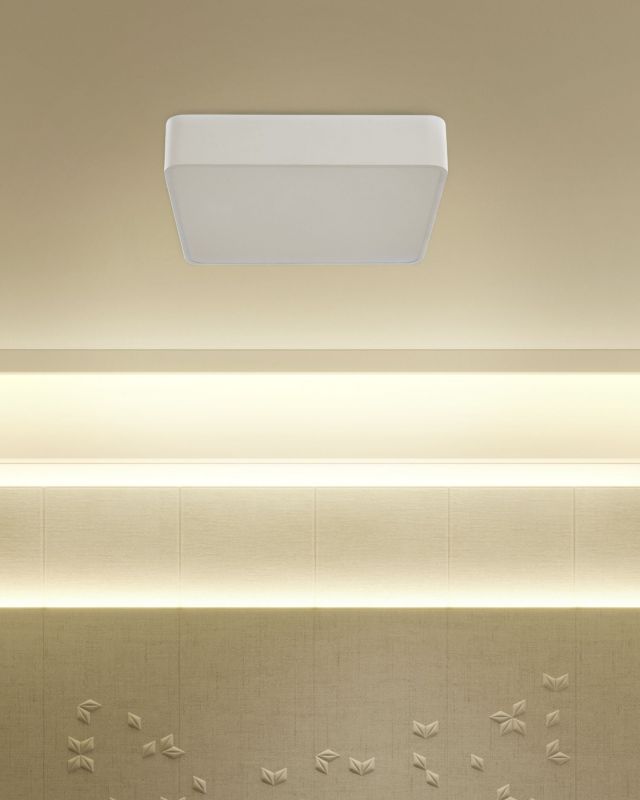 Lampa sufitowa LED Bicol Metal Biały 1szt.