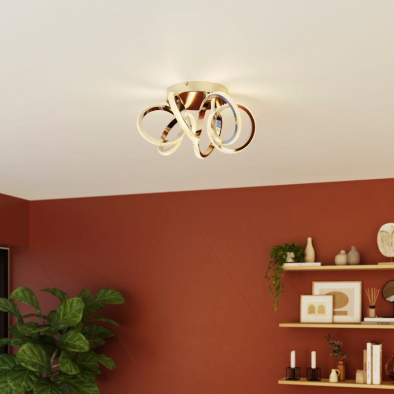 Lampa sufitowa LED GoodHome Darien 2400 lm 3000 K chrom DIM