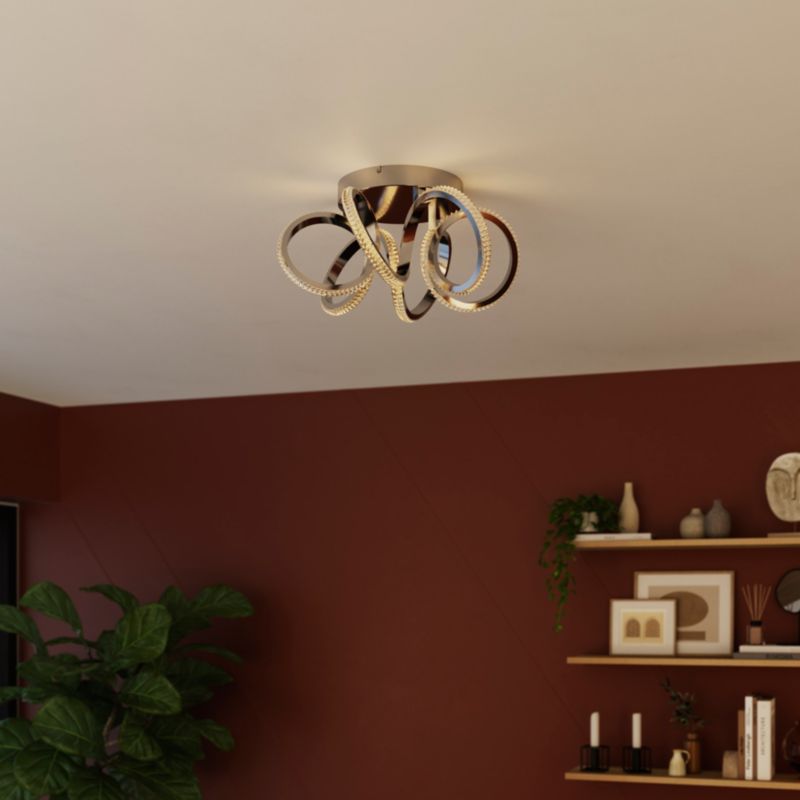 Lampa sufitowa LED GoodHome Darien 2400 lm 3000 K chrom DIM