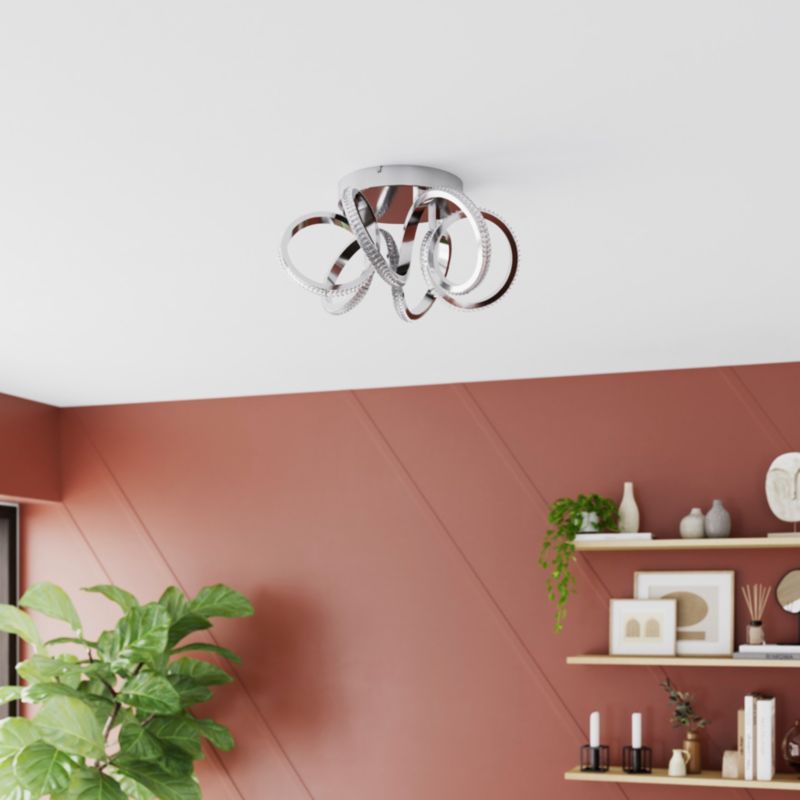 Lampa sufitowa LED GoodHome Darien 2400 lm 3000 K chrom DIM