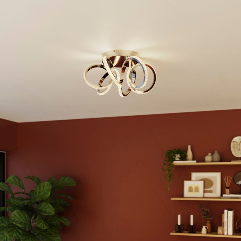 Lampa sufitowa LED GoodHome Darien 2400 lm 3000 K chrom DIM