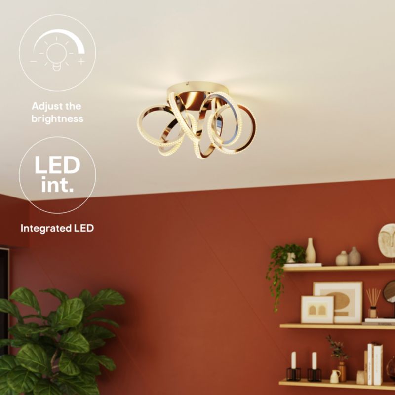 Lampa sufitowa LED GoodHome Darien 2400 lm 3000 K chrom DIM