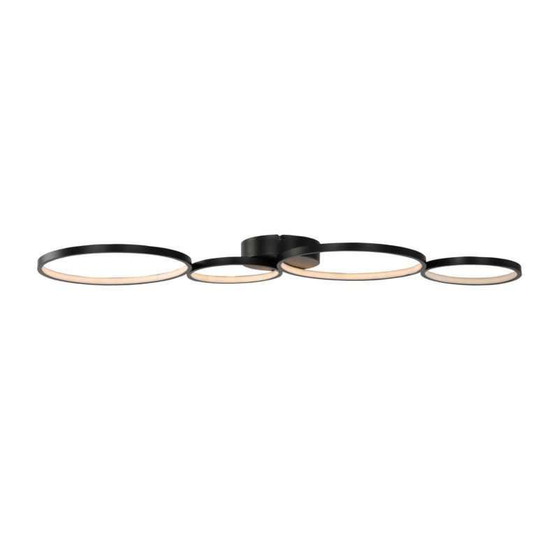 Lampa sufitowa LED GoodHome Samana 2700 lm 3000 K czarna DIM