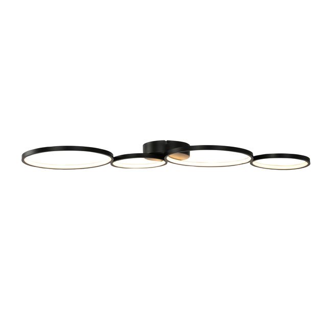 Lampa sufitowa LED GoodHome Samana 2700 lm 3000 K czarna DIM