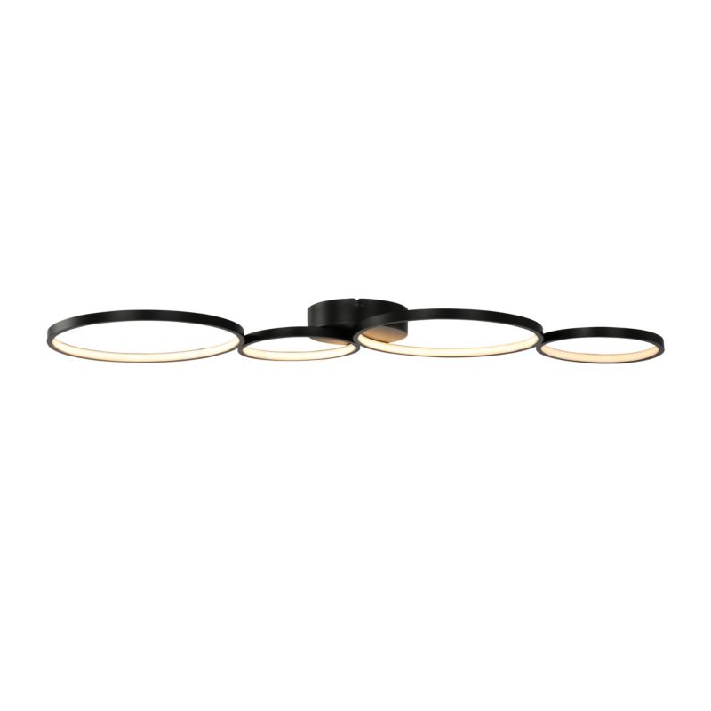Lampa sufitowa LED GoodHome Samana 2700 lm 3000 K czarna DIM