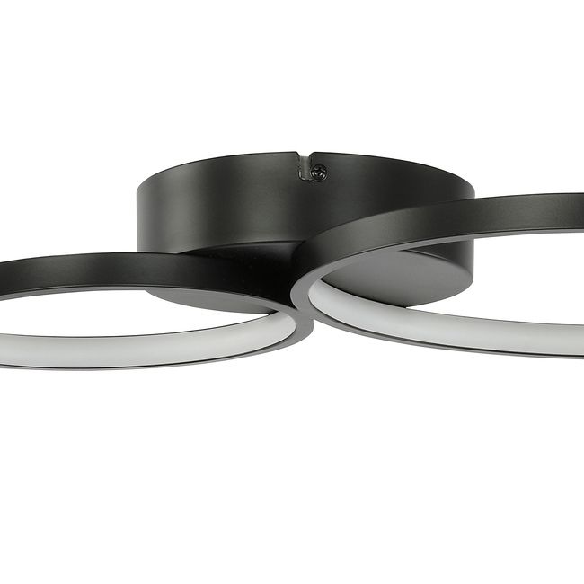 Lampa sufitowa LED GoodHome Samana 2700 lm 3000 K czarna DIM