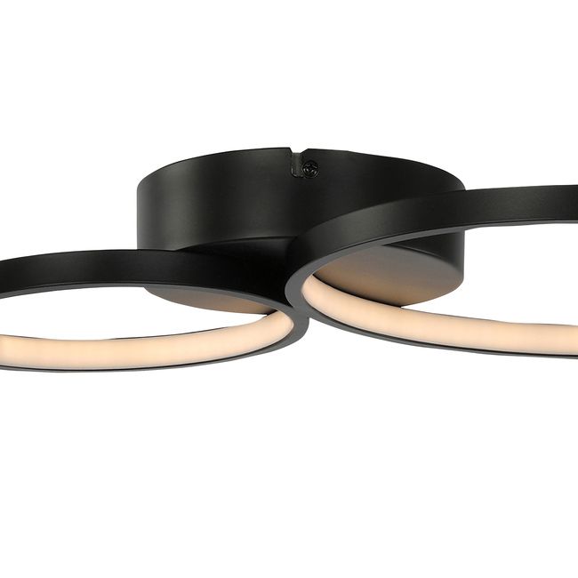 Lampa sufitowa LED GoodHome Samana 2700 lm 3000 K czarna DIM