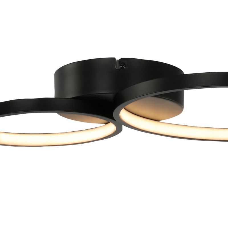Lampa sufitowa LED GoodHome Samana 2700 lm 3000 K czarna DIM