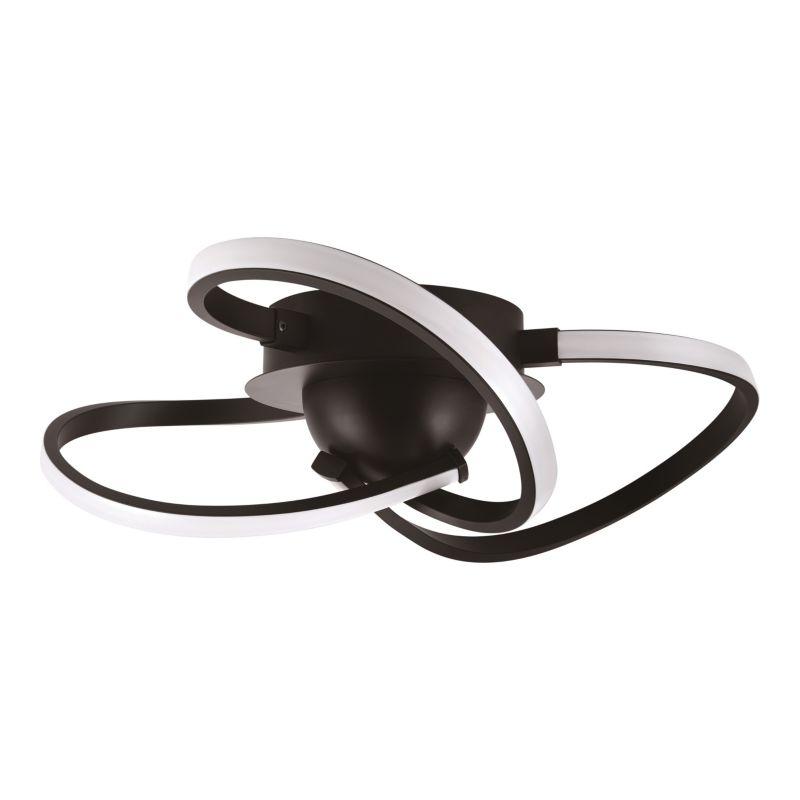 Lampa sufitowa LED Mabern 1400 lm 3000 K czarna