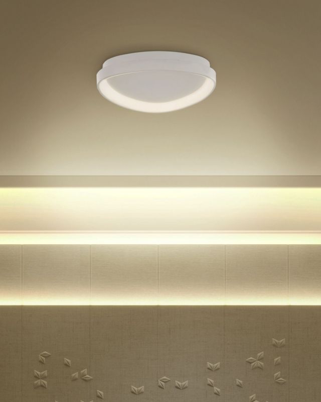 Lampa sufitowa LED Nanding Metal Biały 1szt.