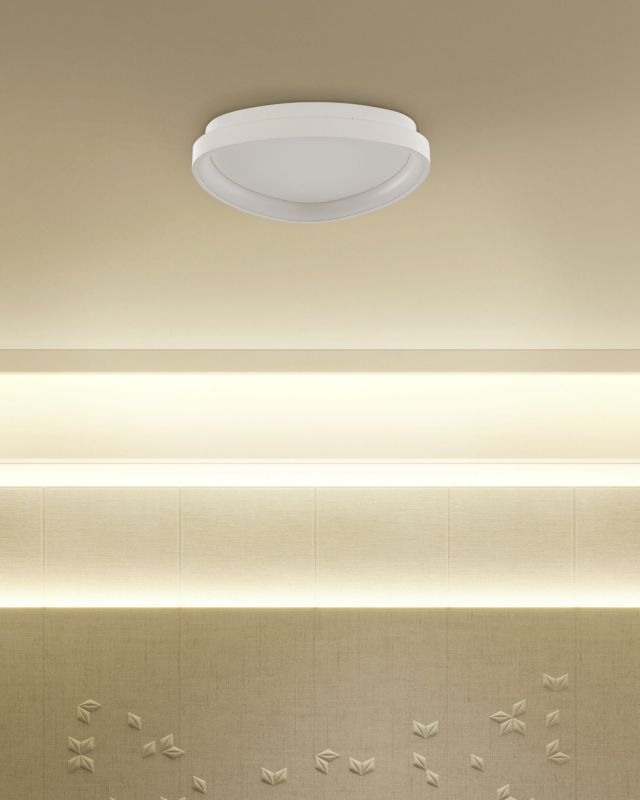 Lampa sufitowa LED Nanding Metal Biały 1szt.