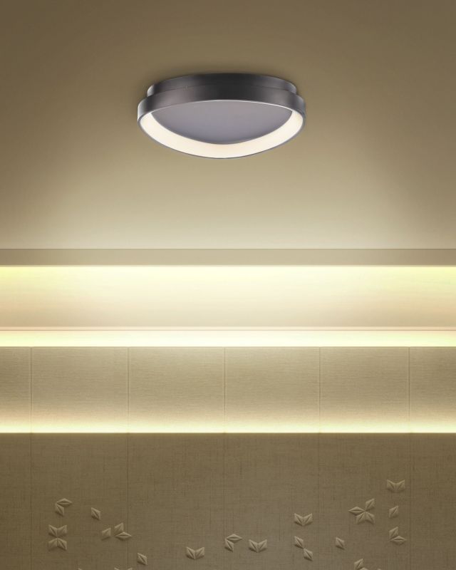 Lampa sufitowa LED Nanding Metal Czarny 1szt.