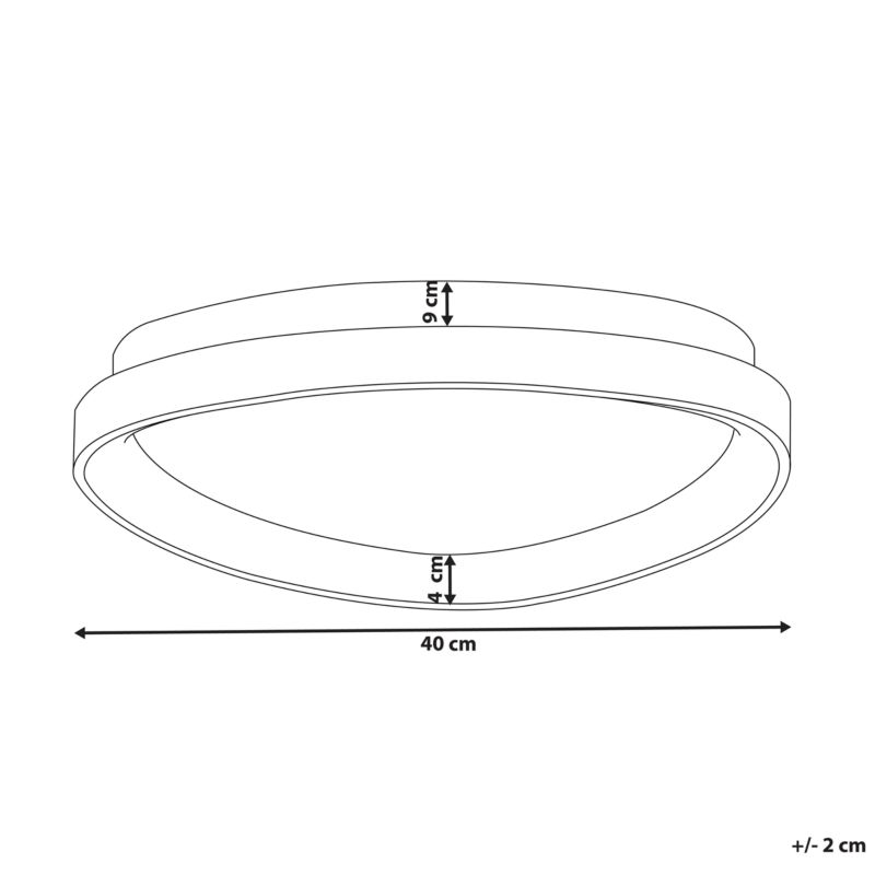 Lampa sufitowa LED Nanding Metal Czarny 1szt.