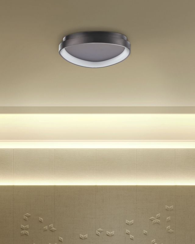 Lampa sufitowa LED Nanding Metal Czarny 1szt.