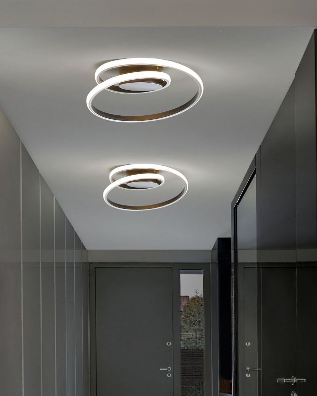 Lampa sufitowa LED Naryn Metal Czarny 1szt.