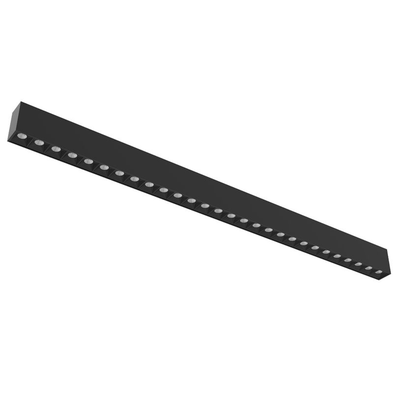 Lampa sufitowa LED natynkowa GLOW D22 Pro Czarna Spacetronik 1 szt.