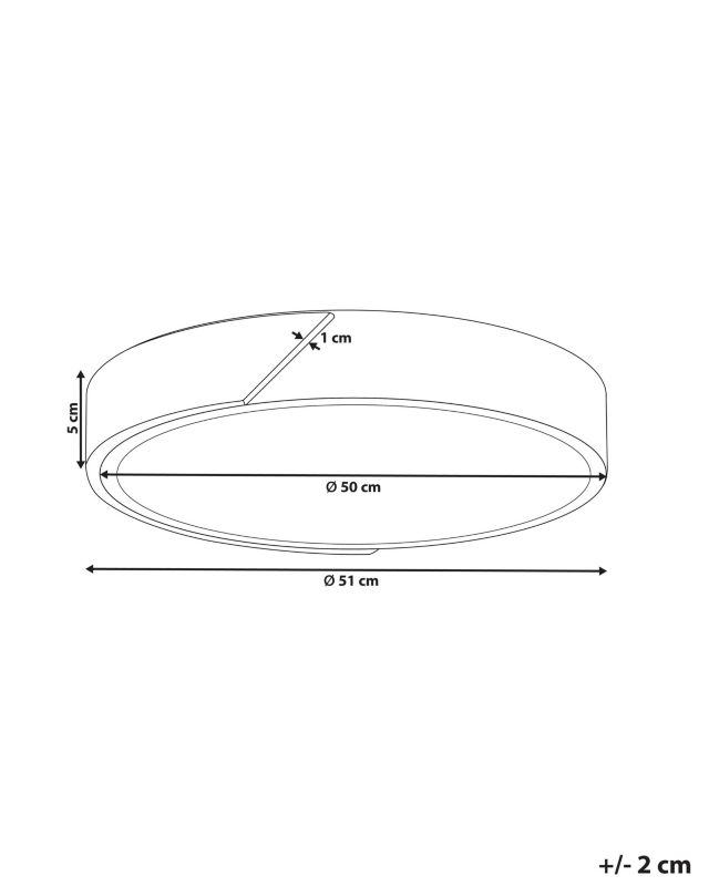 Lampa sufitowa LED Pattani Metal Biały 1szt.