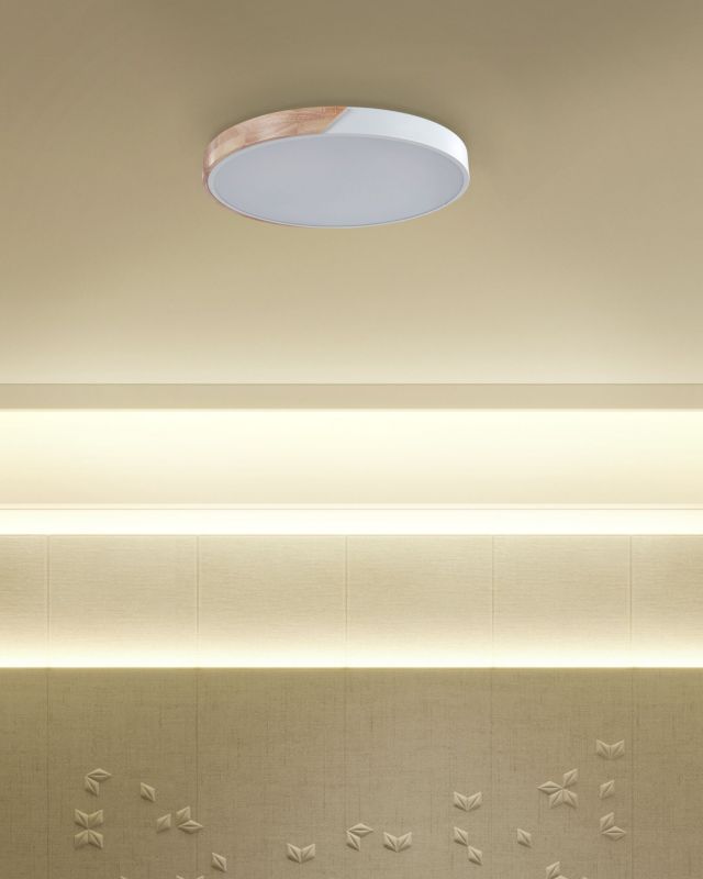Lampa sufitowa LED Pattani Metal Biały 1szt.