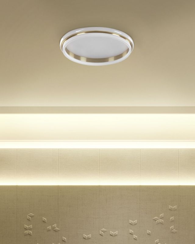 Lampa sufitowa LED Taping Metal Złoty 1szt.