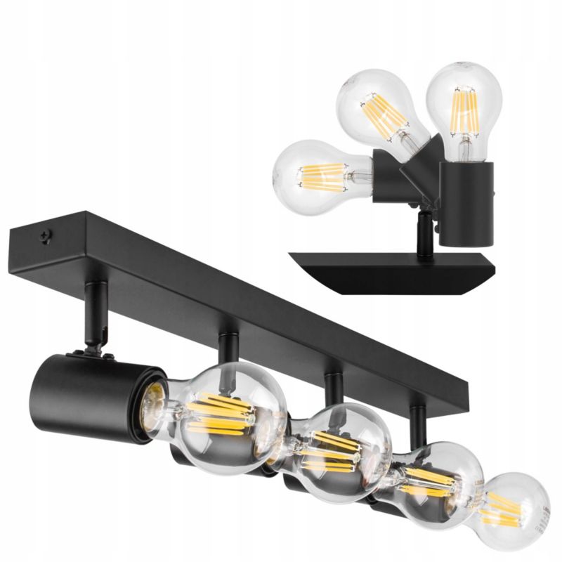 Lampa sufitowa LEDLUX szyna regulowana E27 loft nowoczesna 1 szt.