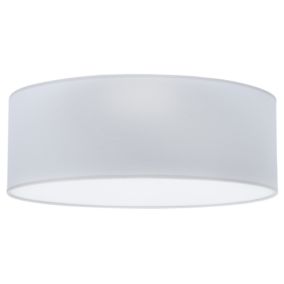 Lampa sufitowa Light Home LH Gaja Plexi 1x E27 60W klosz 40cm jasny szary 1szt.