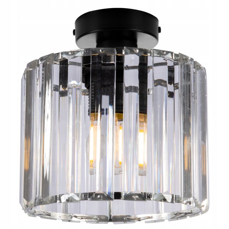 Lampa sufitowa Light Home LH Holdi 1x E27 60W klosz bezbarwne szkło 15cm 1szt.