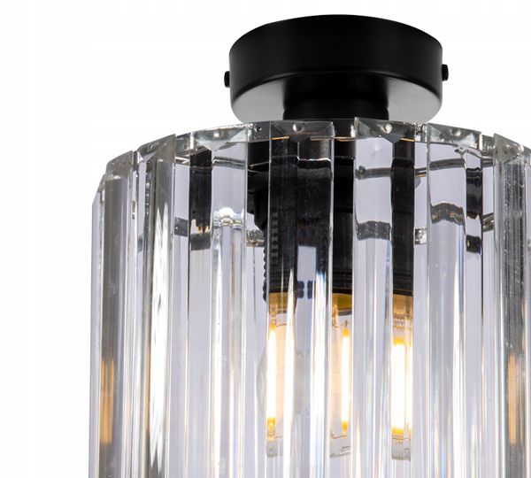 Lampa sufitowa Light Home LH Holdi 1x E27 60W klosz bezbarwne szkło 15cm 1szt.