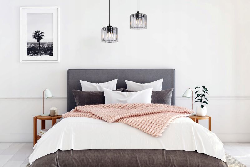 Lampa sufitowa Light Home LH Holdi 2x E27 60W klosz bezbarwne szkło 1szt.
