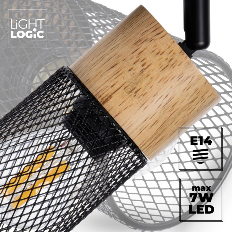 Lampa sufitowa LightLogic LL LVIV EL-3I E14 66189 regulacja pojedyncza kinkiet spot 1 szt.