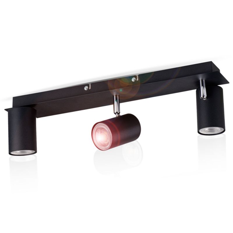 Lampa sufitowa LightLogic LL OSLO EL-3I B-SR 30550 potrójna spot oprawa halogen natynkowa ścienna 1 szt.