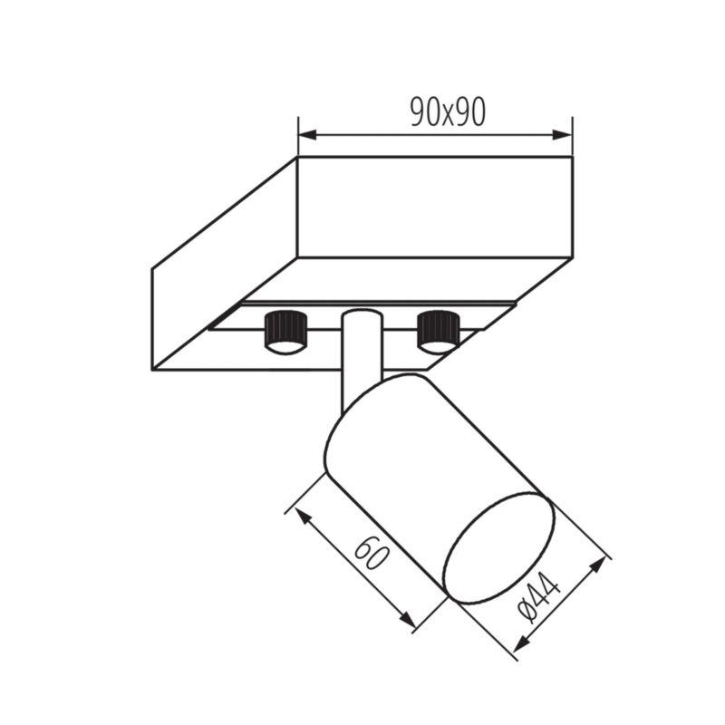 Lampa sufitowa LightLogic LL PRER EL-1O E27 66219 ścienna loft drewniana kinkiet regulowana 1 szt.