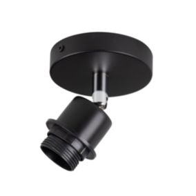 Lampa sufitowa LightLogic LL SPOT LAMP 01 B 31473 oprawa ścienna natynkowa czarna E27 1 szt.