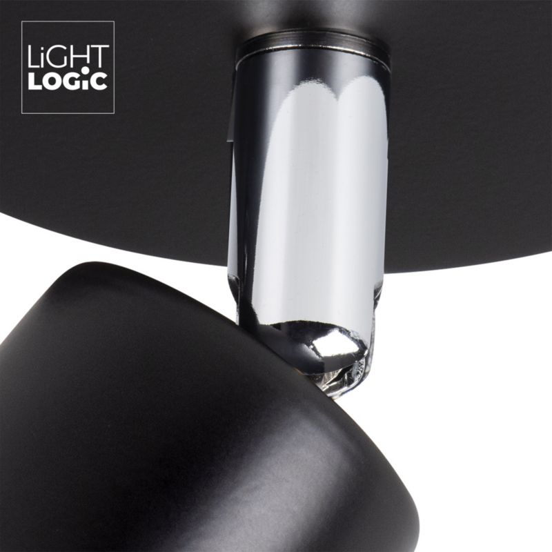Lampa sufitowa LightLogic LL SPOT LAMP 01 B 31473 oprawa ścienna natynkowa czarna E27 1 szt.