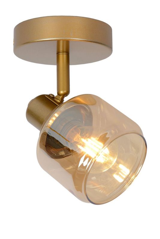 Lampa sufitowa Lucide Bjorn złoto-odcienie złota  1 x E14 x 40W wym: 15 x 10 x 15 cm - 1 szt.