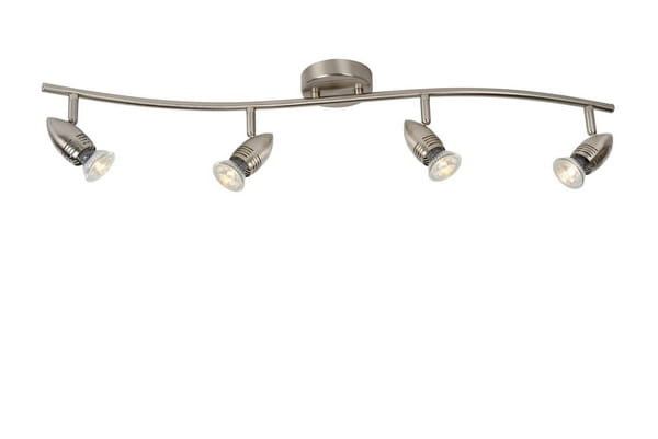 Lampa sufitowa Lucide Caro srebrna  4 x GU10 x 5W wym: 9 x 78 cm - 1 szt.